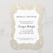 Invitación - Fab Día de la Ducha Bridal - Oro Blan