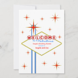 Invitación fabulosa de la ducha de la boda del