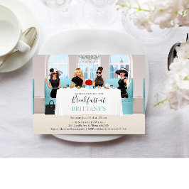 Invitación Fabuloso Bridal Little Black Vress Table
