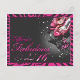 Invitación ¡Fabuloso y dulce 16!