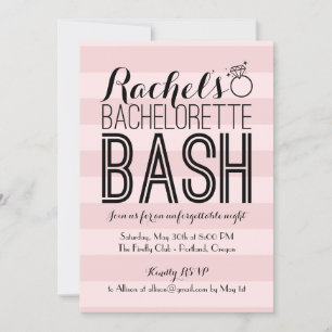 Invitación Fabulous Bash   Bachelorette Party