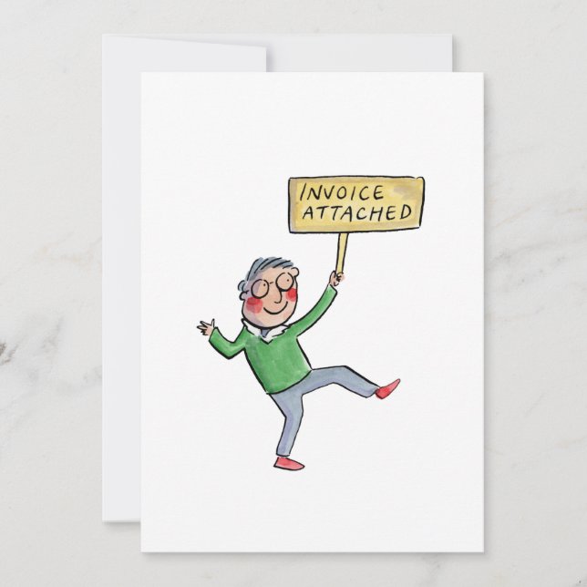 Invitación Factura adjunta (Anverso)