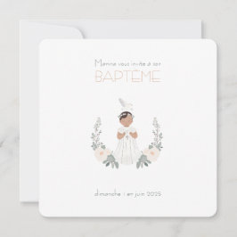 Invitación Faire-Part de Baptême Marina