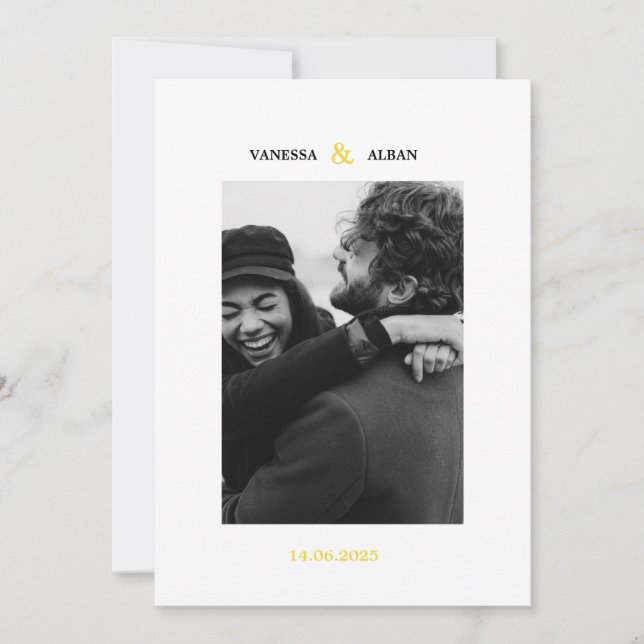 Invitación Faire-Part "Flavus" (Anverso)