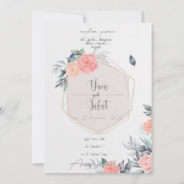 Invitación ¡faire parte mariage en kabyle! (Reverso)