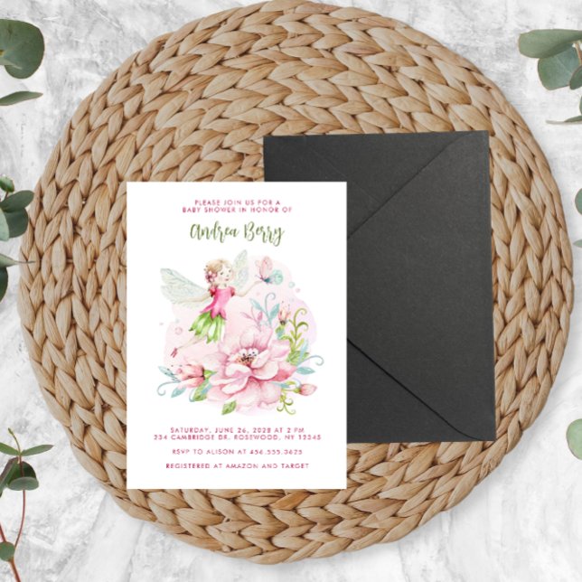 Invitación Fairy Baby Shower (Subido por el creador)