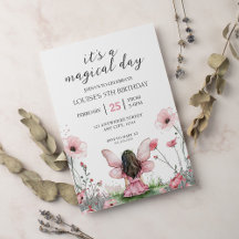 Fairy Chica Garden Pink Birday