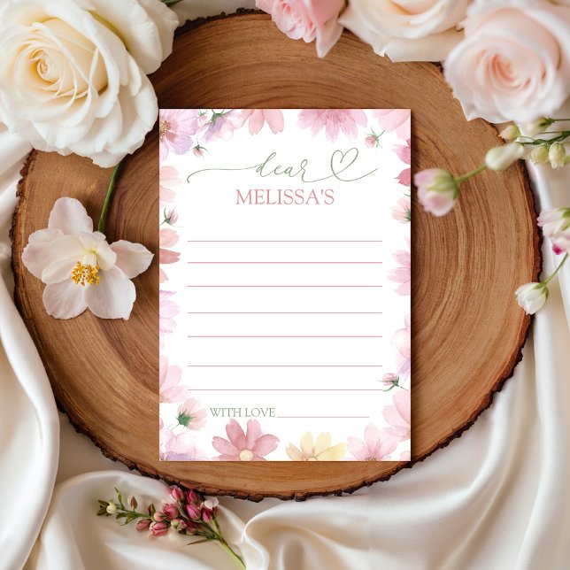 Invitación Fairy First Birthday Time Capsule Card (Subido por el creador)