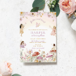 Invitación Fairy Garden Birday Party