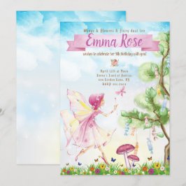 Invitación Fairy Magic Birday party