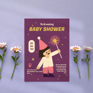 Invitación Fairy Simple Cute Baby Shower