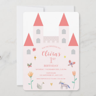 Invitación Fairy tale Castle Invitation