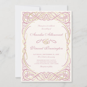 Invitación Fairy Tale Fantasy Storybook Boda