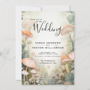 Invitación Fairy Tale Woodland Fairycore Romance