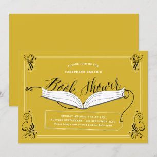 Invitación Fairy Tale Yellow Gold Shower