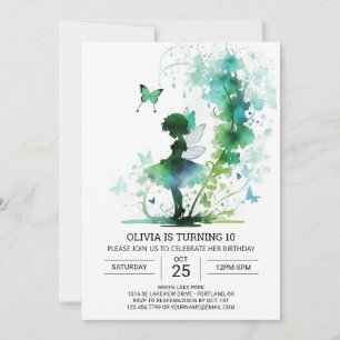 Invitación Fairycore Princess Birthday Celebración