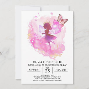 Invitación Fairycore Princess Birthday Celebración