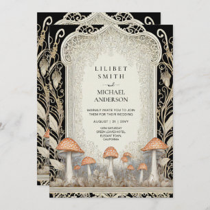 Invitación Fairytale Boda Fairycore Mushrooms Forest