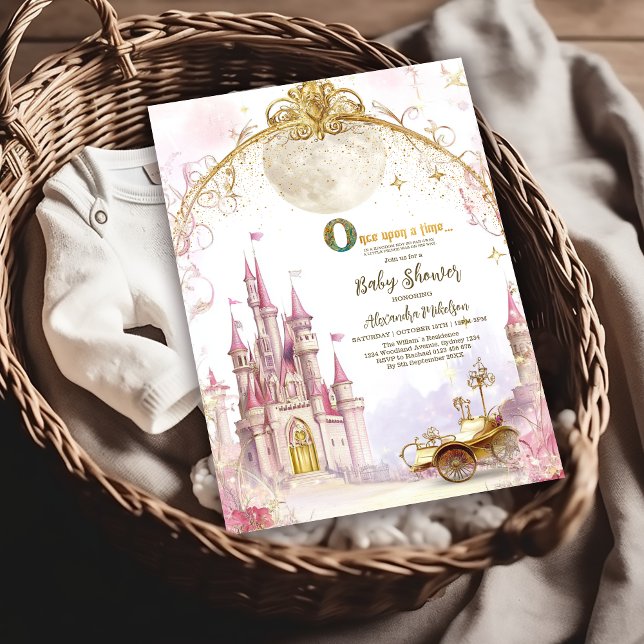 Invitación Fairytale Magic and Enchanted Story Baby Shower (Subido por el creador)