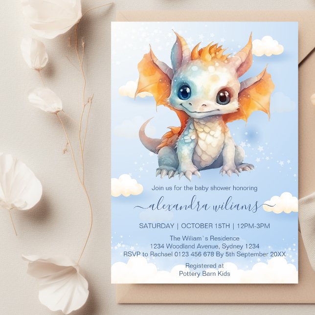 Invitación Fairytale Magic and Enchanted Story Baby Shower (Subido por el creador)