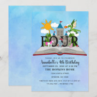Fairytale Pop Up Libro Niños Cuarto Cumpleaños