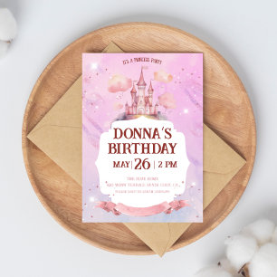 Invitación Fairytale Princess Birthday Party