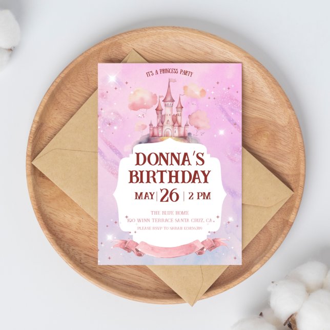 Invitación Fairytale Princess Birthday Party (Subido por el creador)