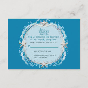 Invitación Fairytale Under Sea RSVP