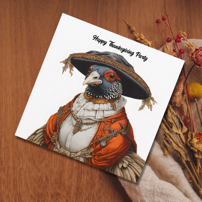 Invitación faisán con ropa de peregrino (Subido por el creador)