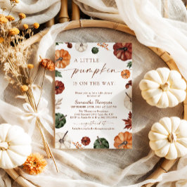 Invitación Fall Baby Shower | Boho Un Pequeño Calabaza