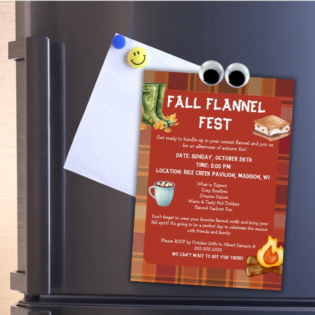 Invitación Fall Flannel Fest (Subido por el creador)