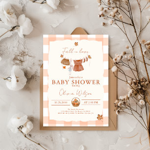 Invitación Fall in Love Floral Baby Shower