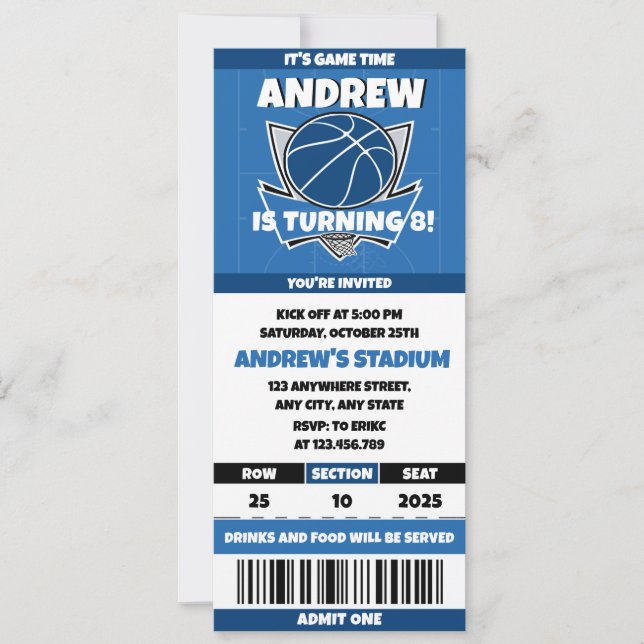 Invitación Fallece fiesta de cumpleaños de Frenzy de balonces (Anverso)