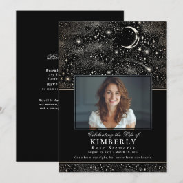 Invitación Fallen Star Celebración del Memorial del Funeral d