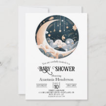 Falling Stars Nebula Stars Baby Shower