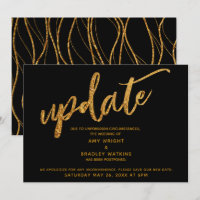 Falsas olas de Relieve metalizado dorado posponen 