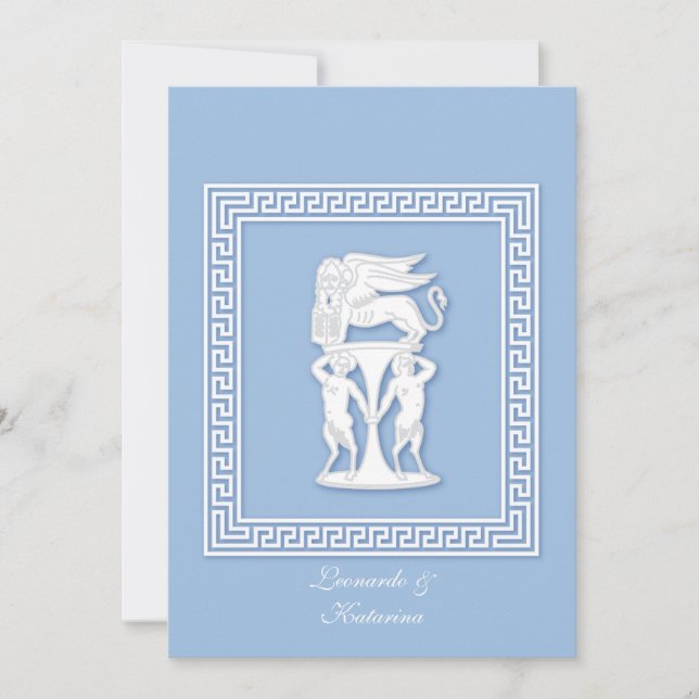 Invitación Falso Jasperware (Anverso)