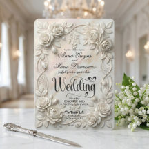 Falso relieve floral en bajo relieve 3D clásico