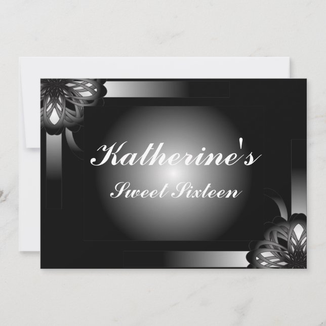 Invitación Fama Spot Light Sweet 16-Personalizar (Anverso)