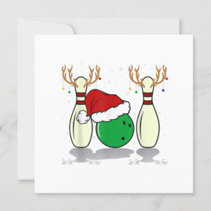 Invitación familia coincidiendo bolos navidad santa navidad