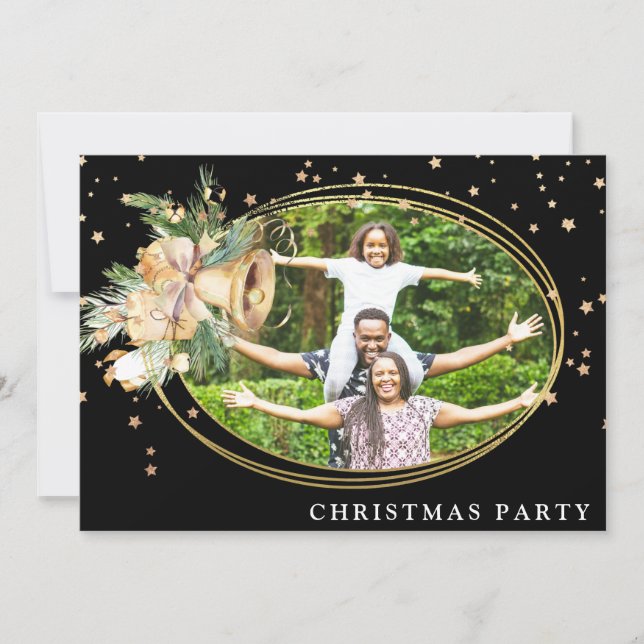 Invitación *~* Familia corporativa . Fiesta navidades Foto AP (Anverso)