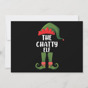 Invitación Familia de elfos charlatanes grupo coincidente Nav