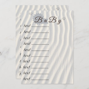 Invitación Familia de juegos de Baby Shower Impresión de ju