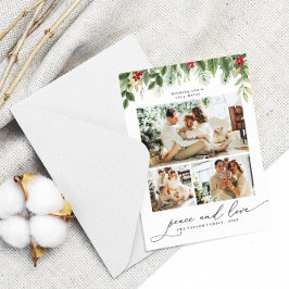 Invitación Familia de navidades 3tarjeta fotográfica fotográf