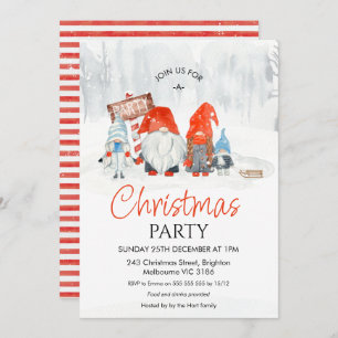 Invitación Familia Fiesta navidades se romance con niño y Chi