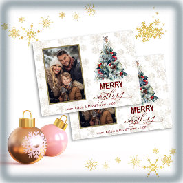 Invitación Familia Fotos Simple Feliz Todo Vacaciones