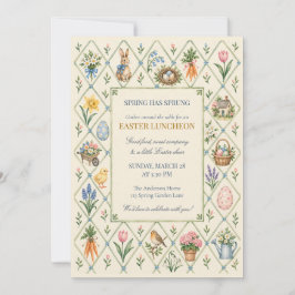 Invitación familiar para almuerzo de Pascua