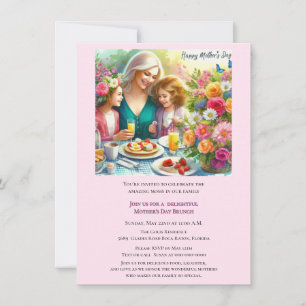 Invitación familiar para Brunch del Día de la Madr