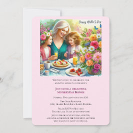 Invitación familiar para Brunch del Día de la Madr