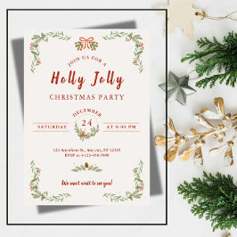 Invitación Family Christmas Party Invitation Template